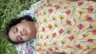 Boyfriend Dragged Her To The Field And Fucked Her Tight Desi Pussy Hard