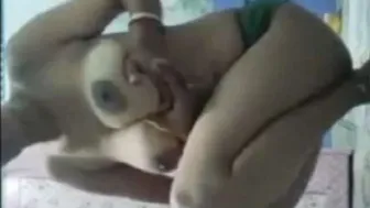 Frustrated Bhabhi With Massive Tits Rubbing Clit Alone At Night