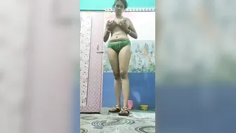 Frustrated Bhabhi With Massive Tits Rubbing Clit Alone At Night