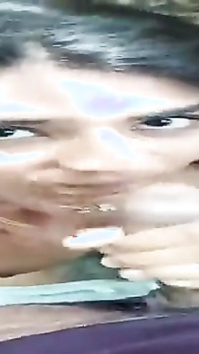 Boyfriend Sucks Lund Behind House While GF Moans Softly