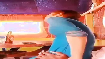 Highway Dhaba Chair Creaking As Bf Drills Gf From Behind