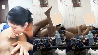 Desi Gf Gagging On Thick Cock During Oyo Room Blowjob Session