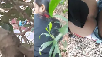 Bf Dragged Gf To Jungle, Made Her Ride Cock Then Forced It Down Her Throat