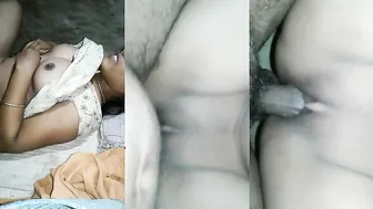 Village Gf’s Kurta Lifted High As Bf Pounds Her Missionary Style