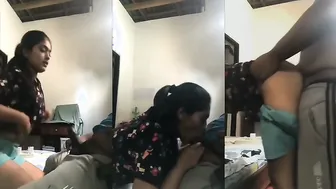 Desi Girl Sucked Cousin’s Dick Then Took It Doggy Style Rough