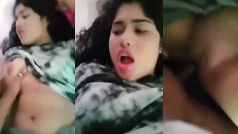 Fucking My Tight-Pussy Gf Hard In Her Bedroom After Sneaking In Late Night