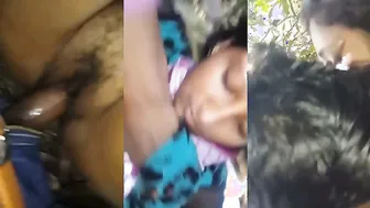 Fair Village Girl With Big Tits Fucked Raw Under Jungle Trees