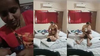 Bhabhi Sat Reverse On Lover’s Lap And Ground Her Wet Pussy Hard