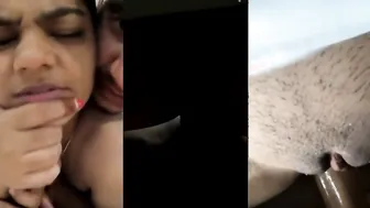 Boyfriend Pops GF's Cherry From Behind Wearing Condom