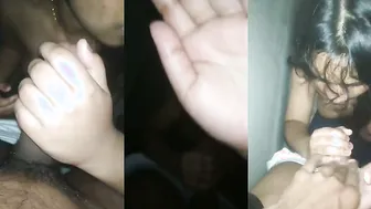 Dark Night Blowjob Game Turns Into Messy Throat-Fucking Session