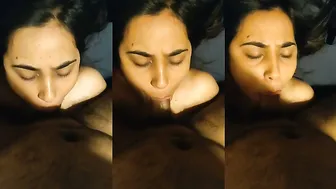Thirsty Gf Swallowing Bf’s Full Lund, Cheeks Hollowed In Blowjob