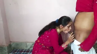 Groom Squeezes Bride’s Fat Tits While She Sucks His Cock Before Wedding Night