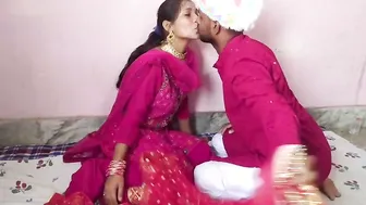 Groom Squeezes Bride’s Fat Tits While She Sucks His Cock Before Wedding Night