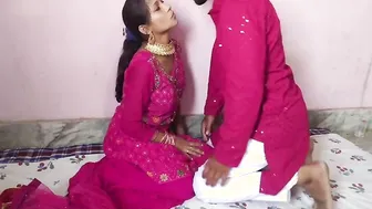 Groom Squeezes Bride’s Fat Tits While She Sucks His Cock Before Wedding Night