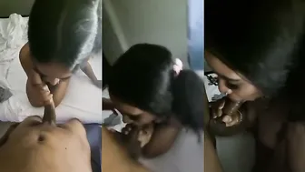 Nangi Ladki Ne Boyfriend Ka Lund Pura Muh Mein Liya