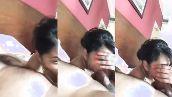 GF Went Wild Sucking My Cock Bareback In Our Tiny Mumbai Flat
