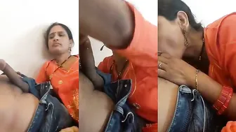 Bhabhi Opening Wide To Take Devar’s Thick Cock Down Her Throat