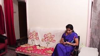 Aged bhabhi enjoying foreplay in Bollywood clip scene