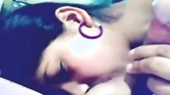 Large love bubbles sexy college girlfriend carnal blow job