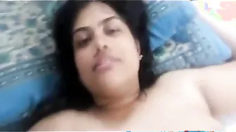 Large boobs desi bhabhi incest sex scandal with devar
