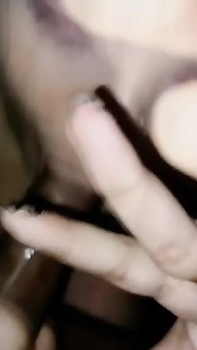 GF Milking Boyfriend's Cock With Wet Hungry Mouth