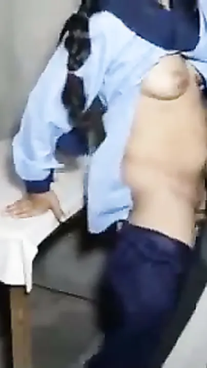 Teacher Standing Up And Drilling Student’s Tight Pussy Hard