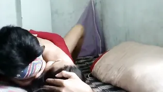 Bed Par Tangein Faila Ke GF Ki Missionary Chudai Bf Ne Kari