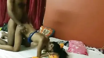 Pyaasi GF Ko Bistar Par Ragad Ke Zor Se Choda