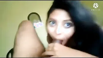 Naked Gf Gags Herself Taking Entire Cock Down Her Throat