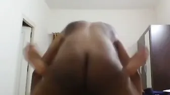 Riding His Hard Cock Slowly In Missionary Position