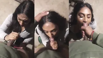 Pyaasi Ladki Ne Lund Chus Ke Saara Maal Muh Mein Liya Khud Ko Bhigoye