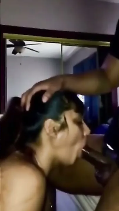 GF Deepthroating My Fat Cock Till It Hits Her Throat
