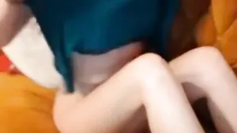GF Gags On Boyfriend’s Fat Cock Deep In Bathroom Stall