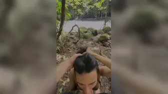 Busty Desi Babe Gagged On My Thick Cock Deep In The Mango Orchard