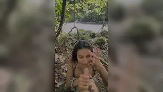 Busty Desi Babe Gagged On My Thick Cock Deep In The Mango Orchard