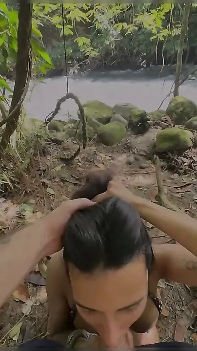 Busty Desi Babe Gagged On My Thick Cock Deep In The Mango Orchard