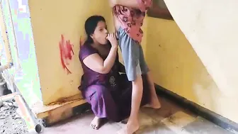 Dewar Stands Bhabhi Upright, Pulls Her Back And Pounds Her Soaking Cunt
