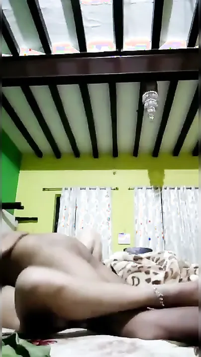 Bhabhi Thrown On Bed, Legs Spread Wide For Pounding From Behind