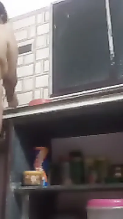 Desi Aunty Caught Cooking And Fucked Right On The Kitchen Floor