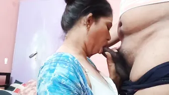 Neighbor’s Wife Slurps My Cock While Her Juicy Lips Drip Saliva