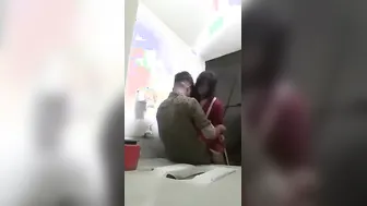 Bathroom Goad Session With Desi Saali Sitting On Cock