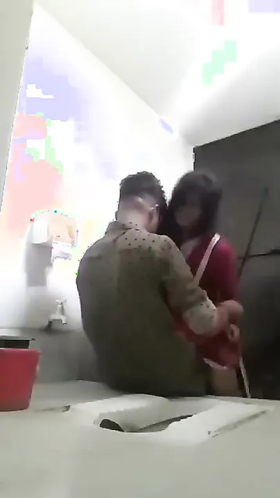 Bathroom Goad Session With Desi Saali Sitting On Cock