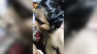 Village Bhabhi Sucked Devar’s Thick Cock Till He Blew