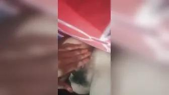Village Girl Hiding Under Blanket Spreading Pussy Lips For Viral Video