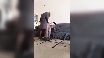 Muslim Uncle Doggystyle Fucking His Bhabhi On Sofa In Village Home