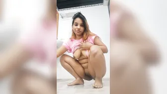 Desi Girl Fingers Her Dripping Wet Pussy Till Clear Juices Flow Out