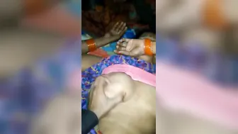 Aunty's Saree Lifted As Her Wet Cunt Gets Pounded And Tits Squeezed Hard