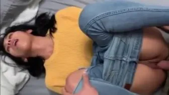 GF’s Jeans Yanked Down Fast For Urgent Roadside Fuck Session