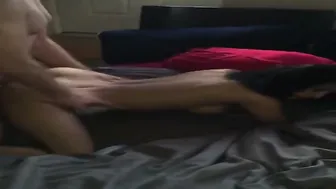 Indian Girl Begs Foreign Boyfriend To Drill Her Dripping Wet Pussy