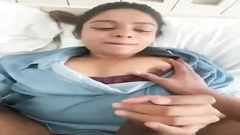 Medical Student’s Shirt Torn Open, Nipples Pinched Before Raw Fuck In Lab Coat